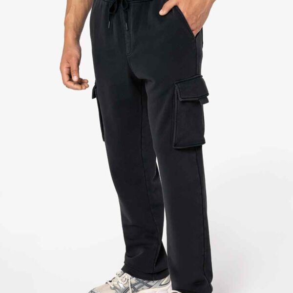 Native Spirit French Terry Washed Cargo Trousers Thumbnail