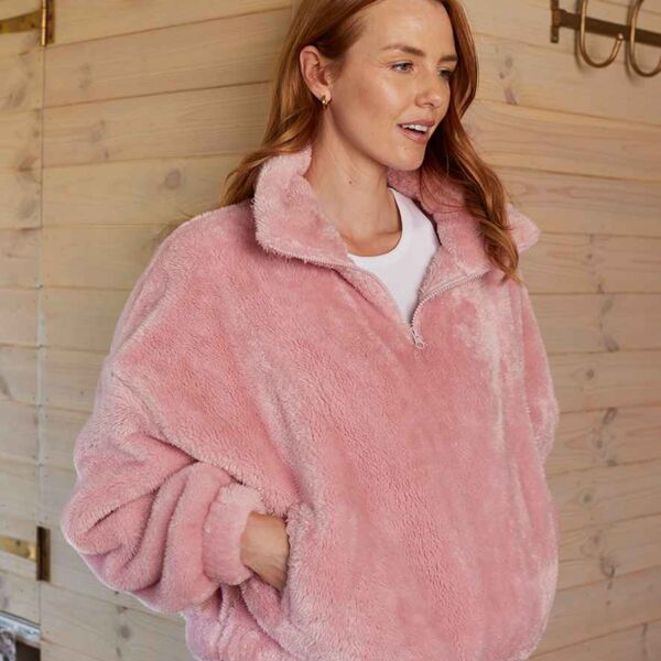 Brand Lab Ladies Fluffy 1/4 Zip Fleece Thumbnail